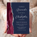 Recherche de burgundy invitations Élégant