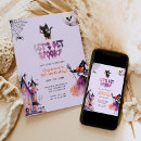 Recherche de sorcière anniversaire invitations Mignon
