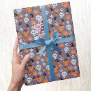 Suche nach halloween katze geschenkpapier Schädel