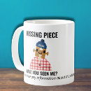 Recherche de vous manquant tasses Pièce manquante