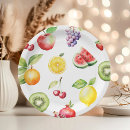 Recherche de fruit assiettes en papier Fête d'anniversaire