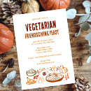 Recherche de dîner végétarien invitations Action de grâce