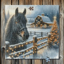 Suche nach schwarzes pferd puzzle Weihnachten