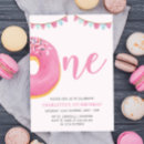 Recherche de sweet one donut anniversaire invitations Petite fille