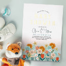 Recherche de naissance élégante invitations Bébé fille