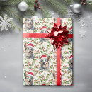 Recherche de dogs christmas papier cadeau Chapeau santa