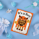 Recherche de monstre baby shower invitations Bleu