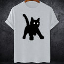 Suche nach überraschte katze tshirts Schwarz