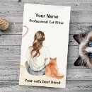Recherche de cat sitter cartes visite Chaise