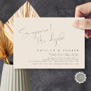 Recherche de surprise moderne invitations Minimaliste