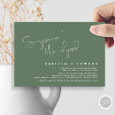 Recherche de surprise moderne invitations Minimaliste