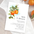 Recherche de oranges mariage invitations Élégant