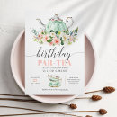 Suche nach tea party birthday einladungen Für sie