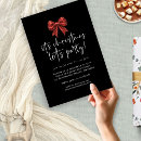 Recherche de partie noël invitations Noir