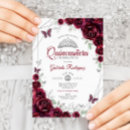 Recherche de burgundy invitations Papillon