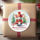 Suche nach weihnachtsmaus aufkleber Rot