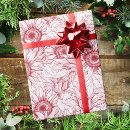 Suche nach rotes blumenmuster geschenkpapier Abstrakt