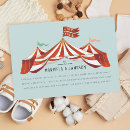 Recherche de circus baby shower invitations Vintage