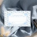 Suche nach blaue schleife begleit karten Brautparty