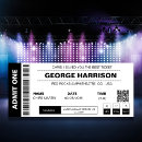 Recherche de de billet de concert invitations Noir et blanc