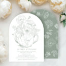 Recherche de vintage botanical invitations Floral