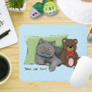 Recherche de ours bleu tapis souris Mignon