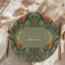 Recherche de olive green paper assiettes Géométrique
