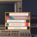 Recherche de 90 anniversaire invitations Rétro