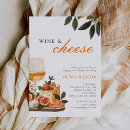 Recherche de partie de fromage de vin invitations Décontracté