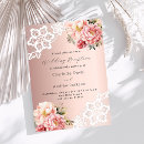 Suche nach rose hochzeitsempfang einladungen Rotgold