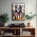 Suche nach zebras poster Tierkunst