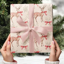 Recherche de cerf papier cadeau Papier d'emballage de noël