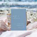 Recherche de nature mariage invitations Bleu poussiéreux