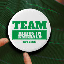 Recherche de équipe badges Vert