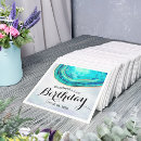 Recherche de aquarelle turquoise serviettes Anniversaire heureux