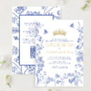 Recherche de royal blue butterfly invitations Tiare