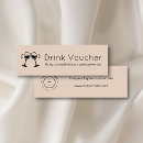 Recherche de boissons mini cartes visite Billet de boisson