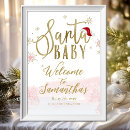 Suche nach weihnachtsbaby poster Weihnachtsmannmütze babydusche