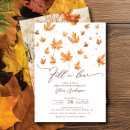 Recherche de fall bridal shower invitations Tomber amoureux
