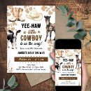 Recherche de cowboy baby shower invitations Impression de vache