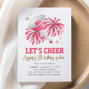 Suche nach cheerleader party einladungen Rosa und gold
