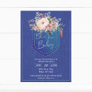Recherche de denim baby shower invitations Mignon