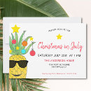 Recherche de juillet noël invitations Fête d'été