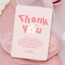 Recherche de daisy remerciements cartes Bébé en fleurs