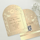 Recherche de faux gold mariage invitations Luxe
