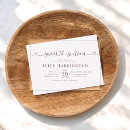 Recherche de marron invitations Moderne