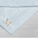 Recherche de bleu et brun Monogramme
