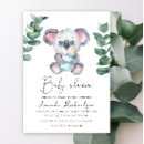 Recherche de ours koala invitations Baby