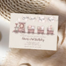 Recherche de animal train anniversaire invitations Pour tous