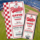 Suche nach baseball ticket einladungen Sportgeburt